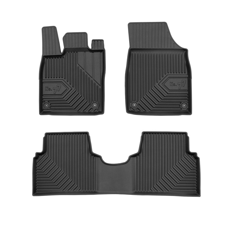 Tappetini compatibili con Volkswagen ID.3 dal 2019 in poi, su misura in Gomma TPE