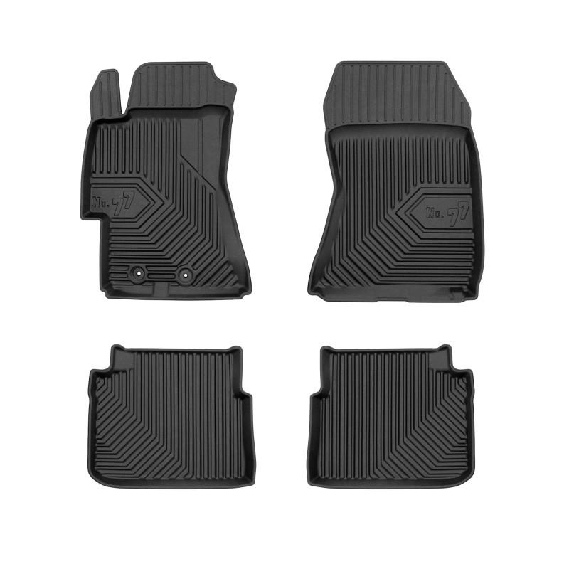 Tappetini compatibili con Subaru Impreza III 2007-2011, su misura in Gomma TPE