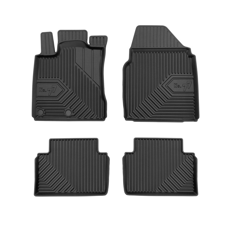 Tappetini compatibili con Nissan Qashqai I 2006-2013, su misura in Gomma TPE