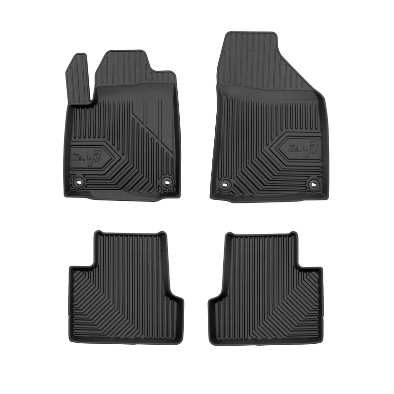 Tappetini compatibili con Jeep Cherokee V 2013-2023, su misura in Gomma TPE