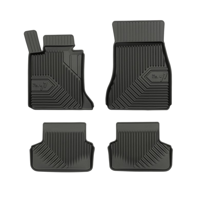 Tappetini compatibili con BMW Serie 5 G30 2017-2023, su misura in Gomma TPE