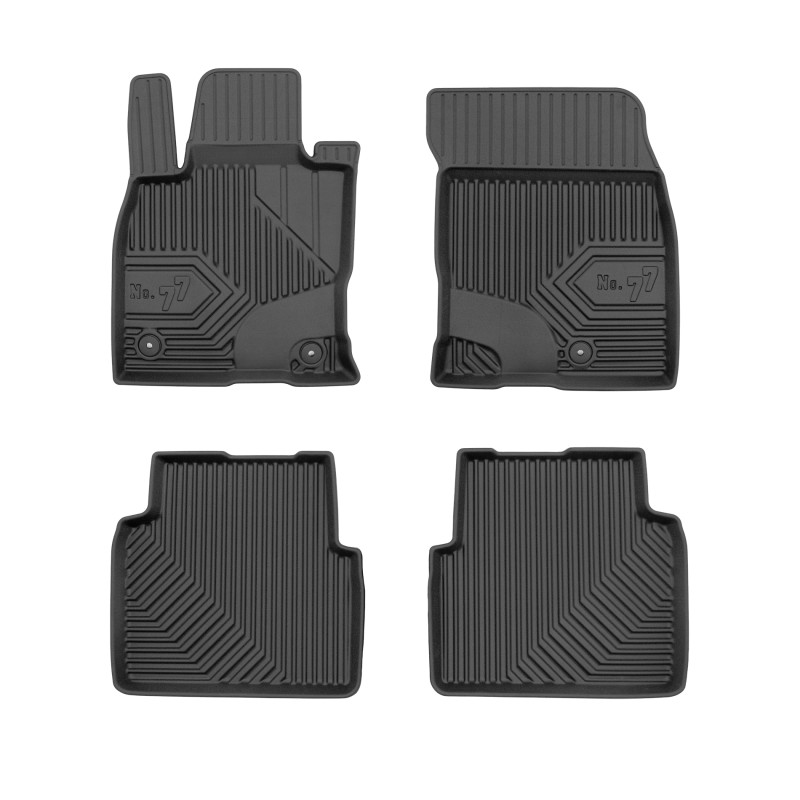 Tappetini compatibili con Ford Escape IV dal 2019 in poi, su misura in Gomma TPE