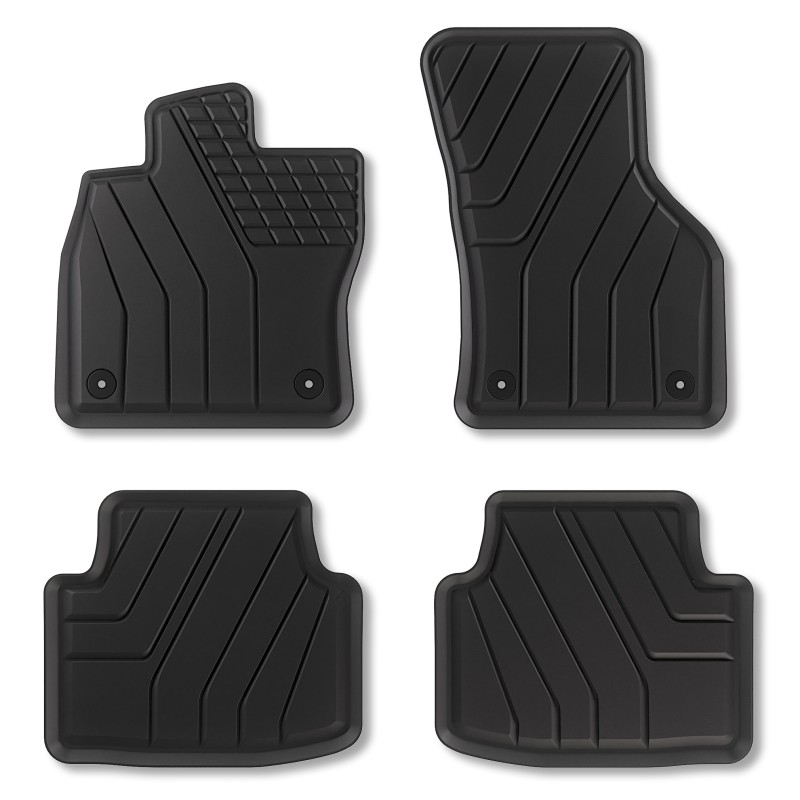 Tappetini compatibili con Volkswagen Golf VII 2012-2020, su misura in Gomma TPE