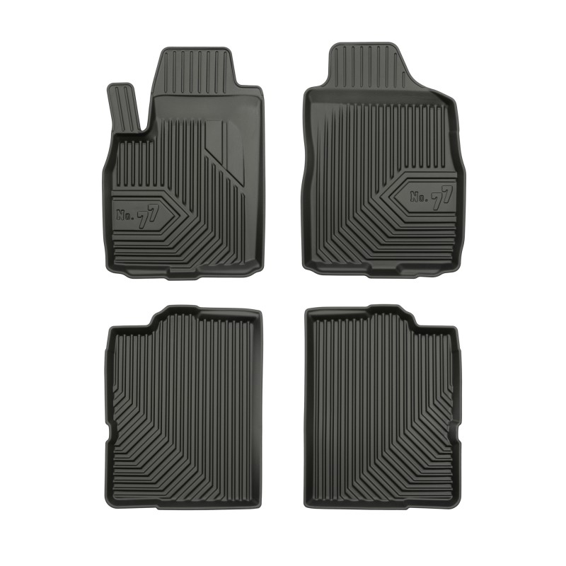 Tappetini compatibili con Fiat Panda II 2003-2012, su misura in Gomma TPE