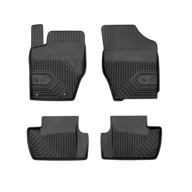 Tappetini compatibili con Citroën C4 I 2004-2010, su misura in Gomma TPE
