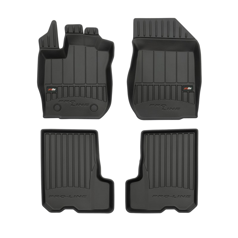 Tappetini compatibili con Dacia Sandero II 2012-2020, su misura in Gomma TPE