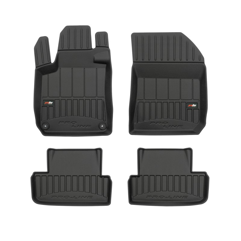 Tappetini compatibili con Peugeot 308 II 2013-2021, su misura in Gomma TPE