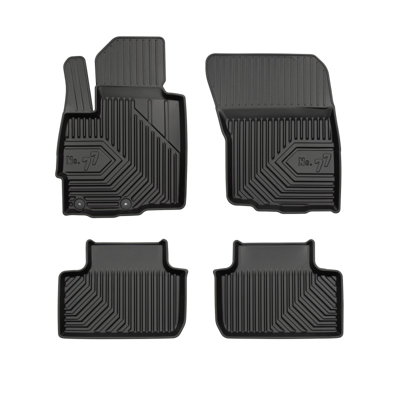 Tappetini compatibili con Citroën C4 Aircross 2012-2017, su misura in Gomma TPE