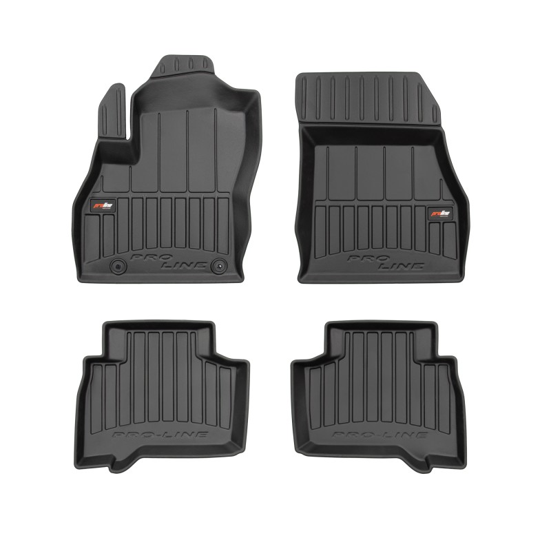 Tappetini compatibili con Fiat Qubo 2008-2020, su misura in Gomma TPE