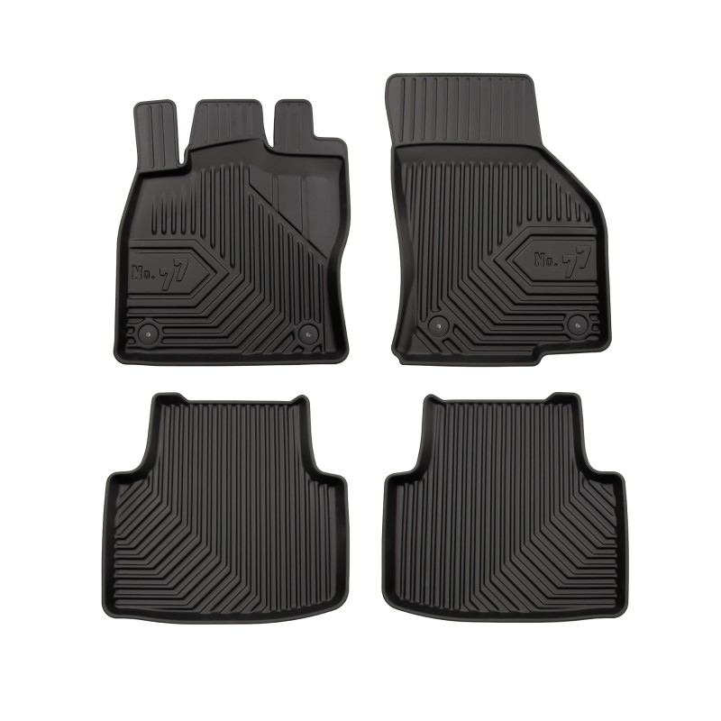 Tappetini compatibili con Volkswagen Passat B8 2014-2022, su misura in Gomma TPE