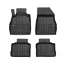 Tappetini compatibili con Nissan Micra K14 2016-2022, su misura in Gomma TPE