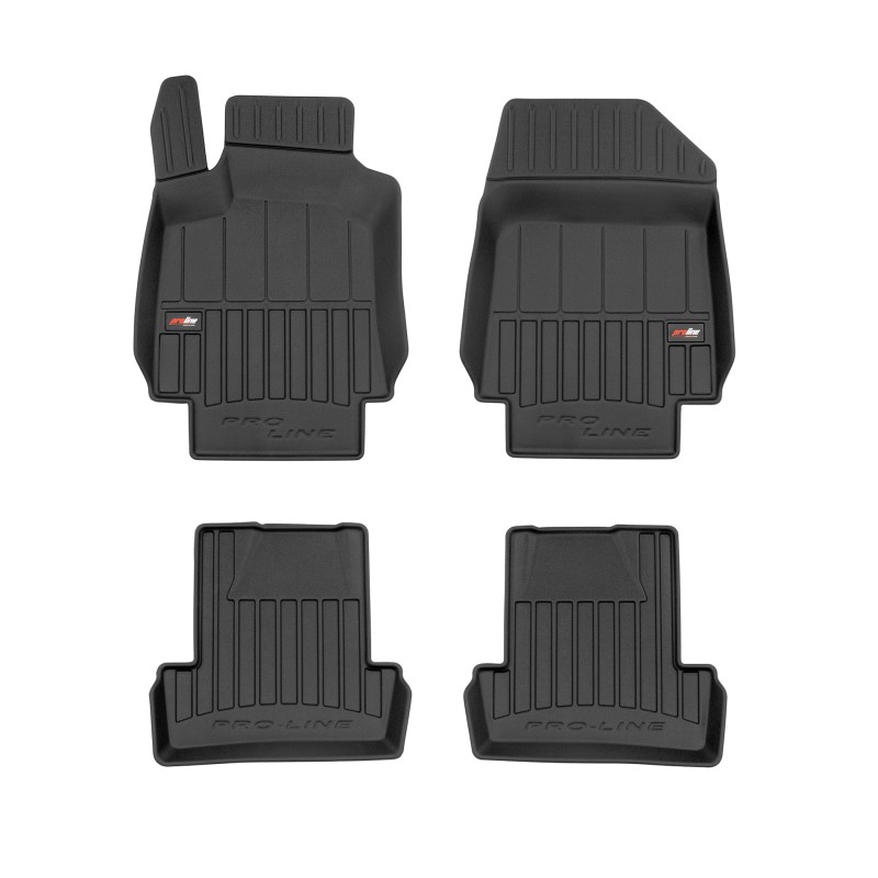 Tappetini compatibili con Renault Clio III 2005-2012, su misura in Gomma TPE
