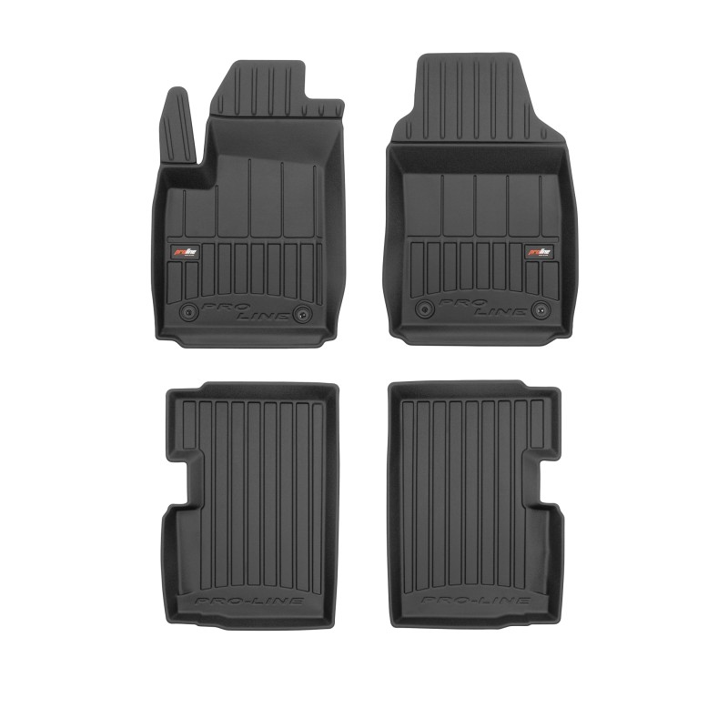 Tappetini compatibili con Fiat 500 dal 2007 in poi, su misura in Gomma TPE