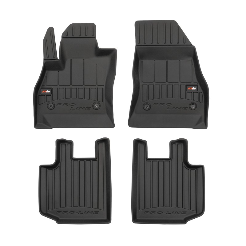 Tappetini compatibili con Fiat 500L 2012-2022, su misura in Gomma TPE