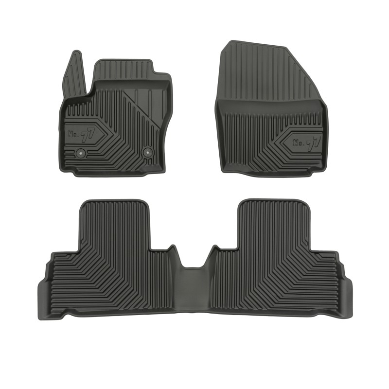 Tappetini compatibili con Ford Galaxy II 2009-2015, su misura in Gomma TPE
