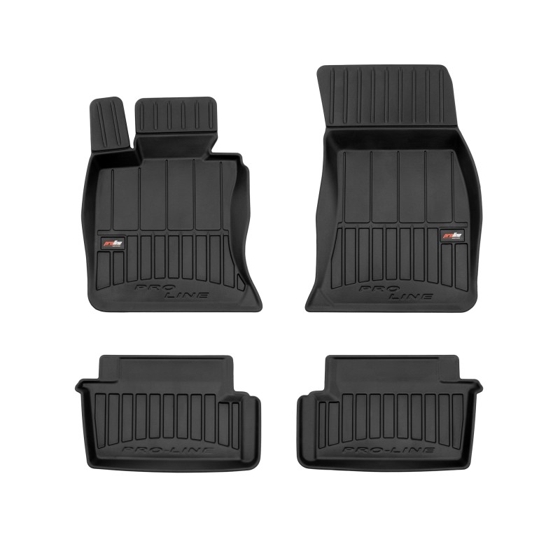 Tappetini compatibili con BMW Serie 4 F33 2013-2020, su misura in Gomma TPE
