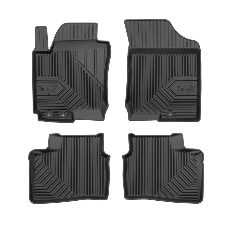 Tappetini compatibili con Hyundai i30 I 2007-2012, su misura in Gomma TPE