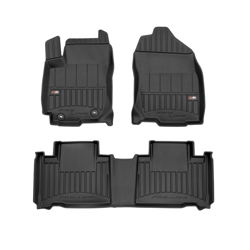 Tappetini compatibili con Toyota RAV4 IV Hybrid 2015-2019, su misura in Gomma TPE