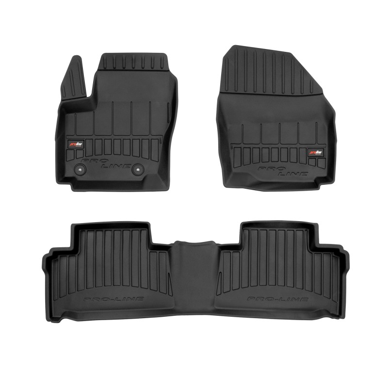 Tappetini compatibili con Ford S-Max I 2006-2014, su misura in Gomma TPE