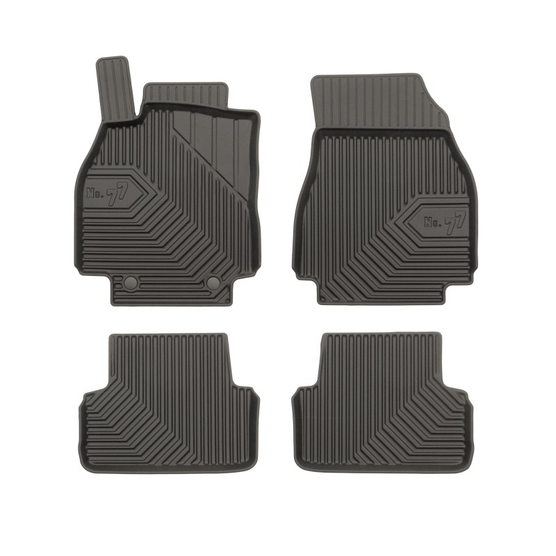 Tappetini compatibili con Renault Megane II 2002-2009, su misura in Gomma TPE
