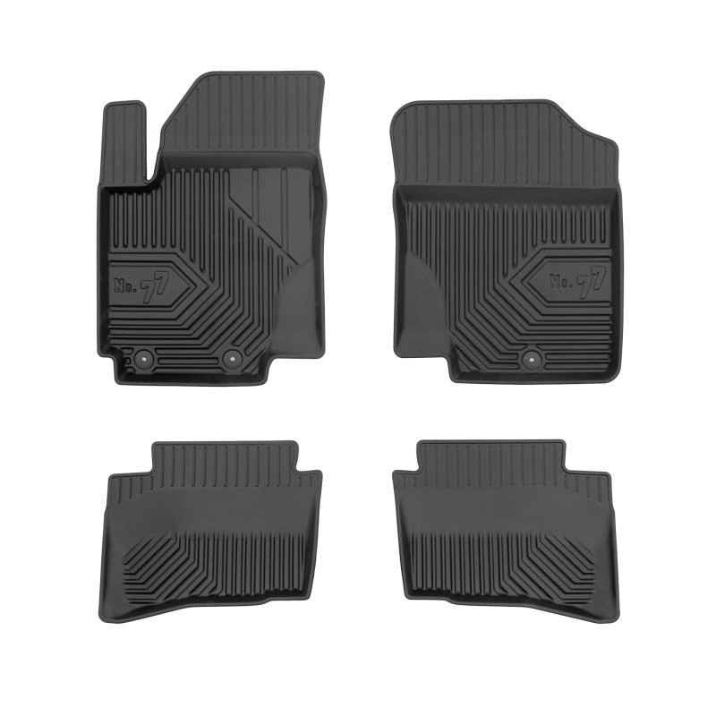 Tappetini compatibili con Hyundai i20 I 2008-2015, su misura in Gomma TPE