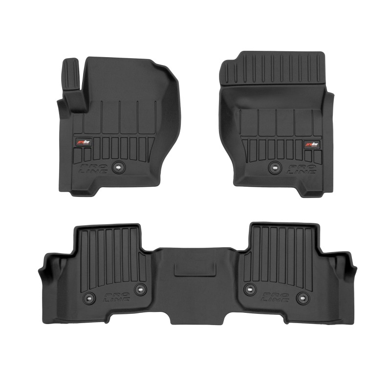 Tappetini compatibili con Land Rover Discovery IV 2009-2016, su misura in Gomma TPE