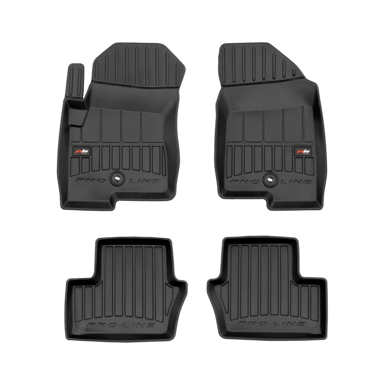 Tappetini compatibili con Jeep Compass I 2006-2016, su misura in Gomma TPE