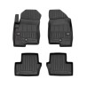 Tappetini compatibili con Jeep Compass I 2006-2016, su misura in Gomma TPE