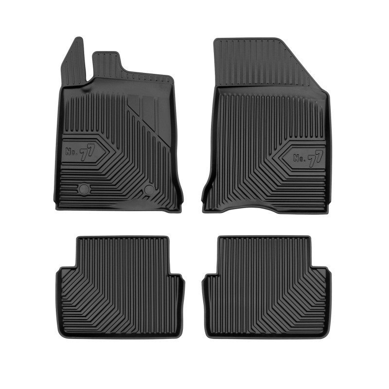 Tappetini compatibili con Renault Laguna II 2001-2007, su misura in Gomma TPE