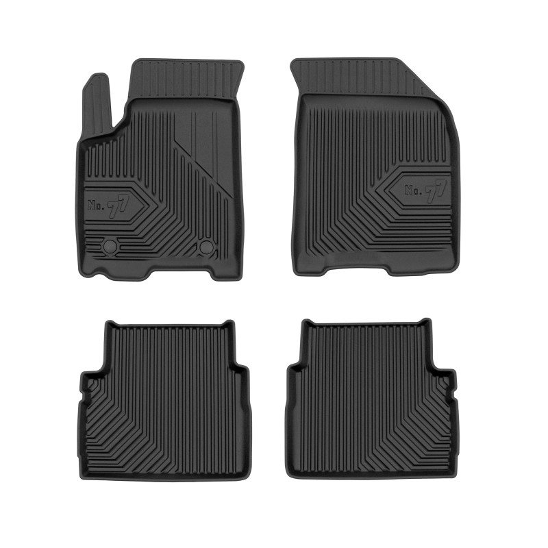 Tappetini compatibili con Chevrolet Aveo I 2007-2011, su misura in Gomma TPE