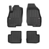 Tappetini compatibili con Fiat Punto EVO 2009-2012, su misura in Gomma TPE