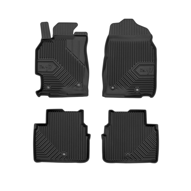 Tappetini compatibili con Mazda 6 II 2007-2012, su misura in Gomma TPE