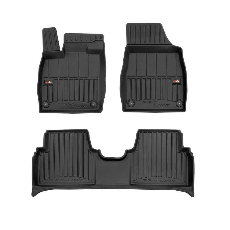Tappetini compatibili con Volkswagen ID.3 dal 2019 in poi, su misura in Gomma TPE