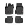 Tappetini compatibili con Smart Forfour II 2014-2020, su misura in Gomma TPE