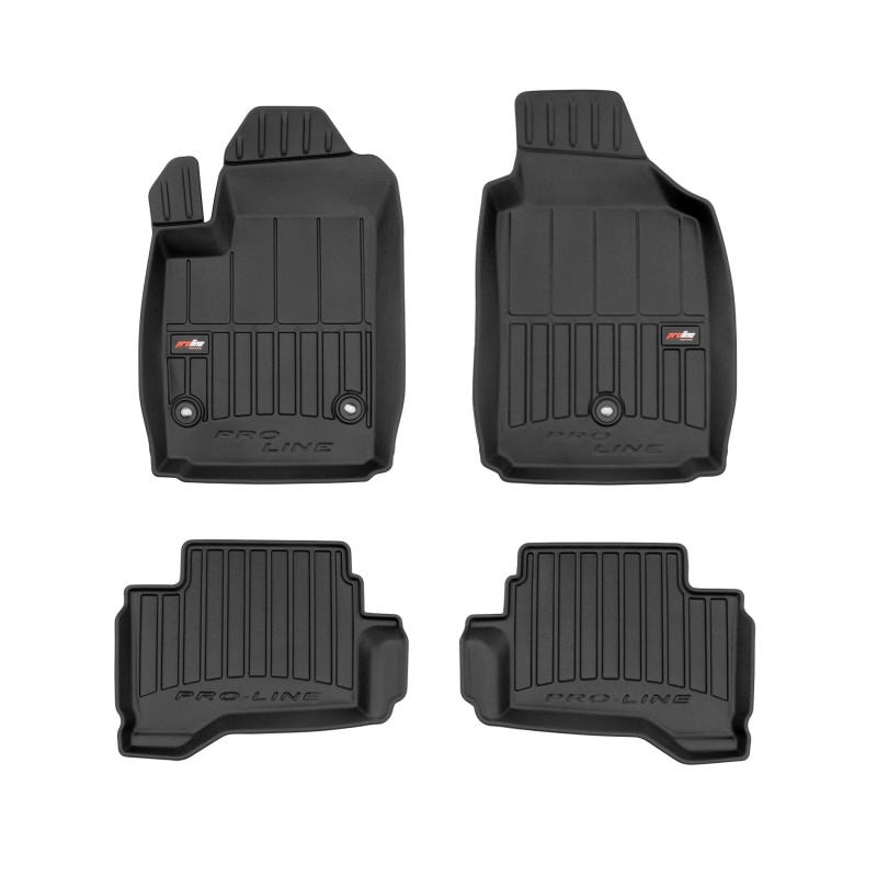 Tappetini compatibili con Fiat 500e I Elettrica 2015-2020, su misura in Gomma TPE