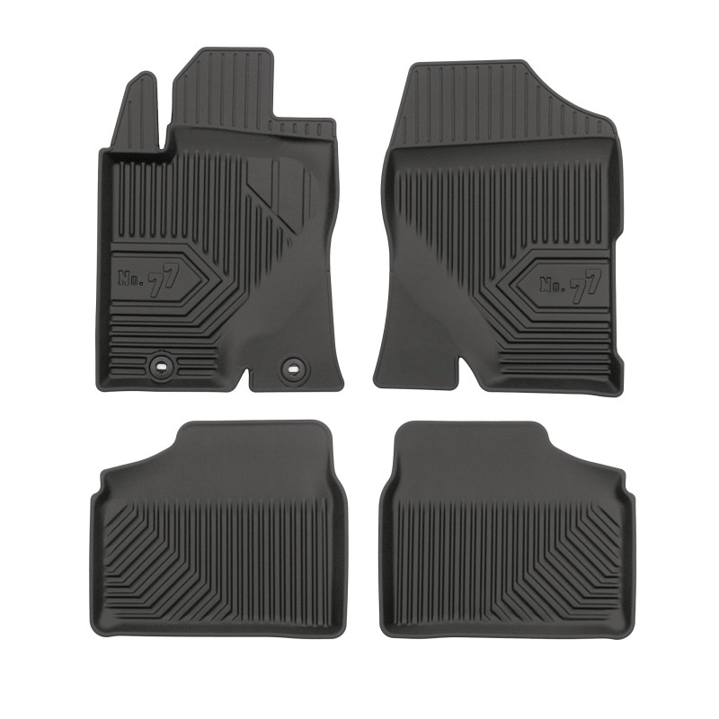 Tappetini compatibili con Toyota Avensis II 2003-2009, su misura in Gomma TPE