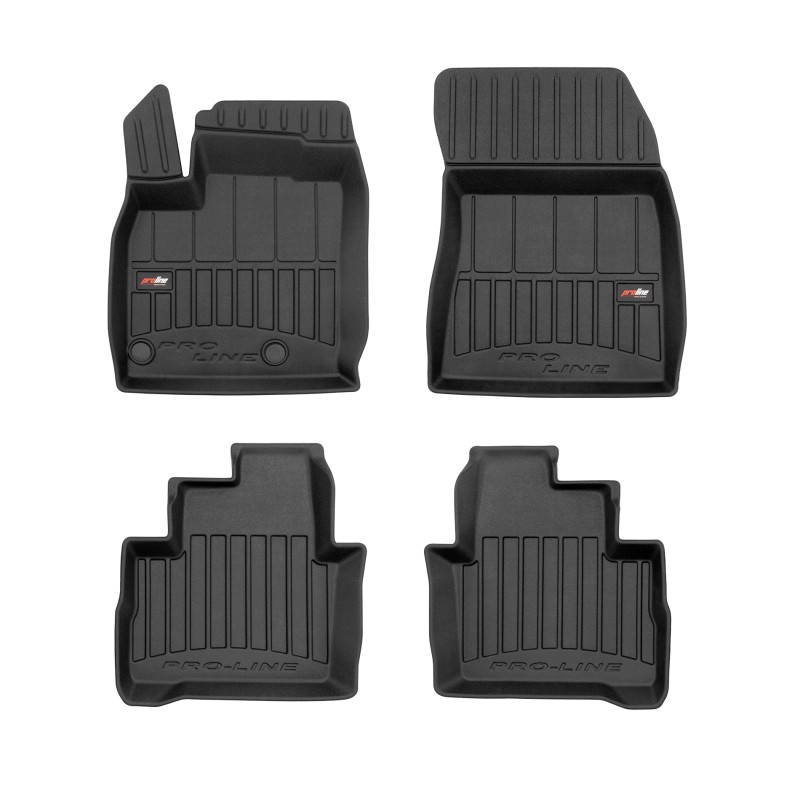 Tappetini compatibili con Nissan Qashqai III 2021-2024, su misura in Gomma TPE