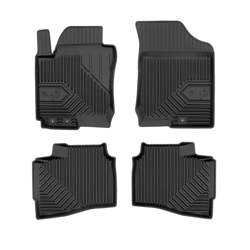 Tappetini compatibili con Hyundai i30 I 2007-2012, su misura in Gomma TPE