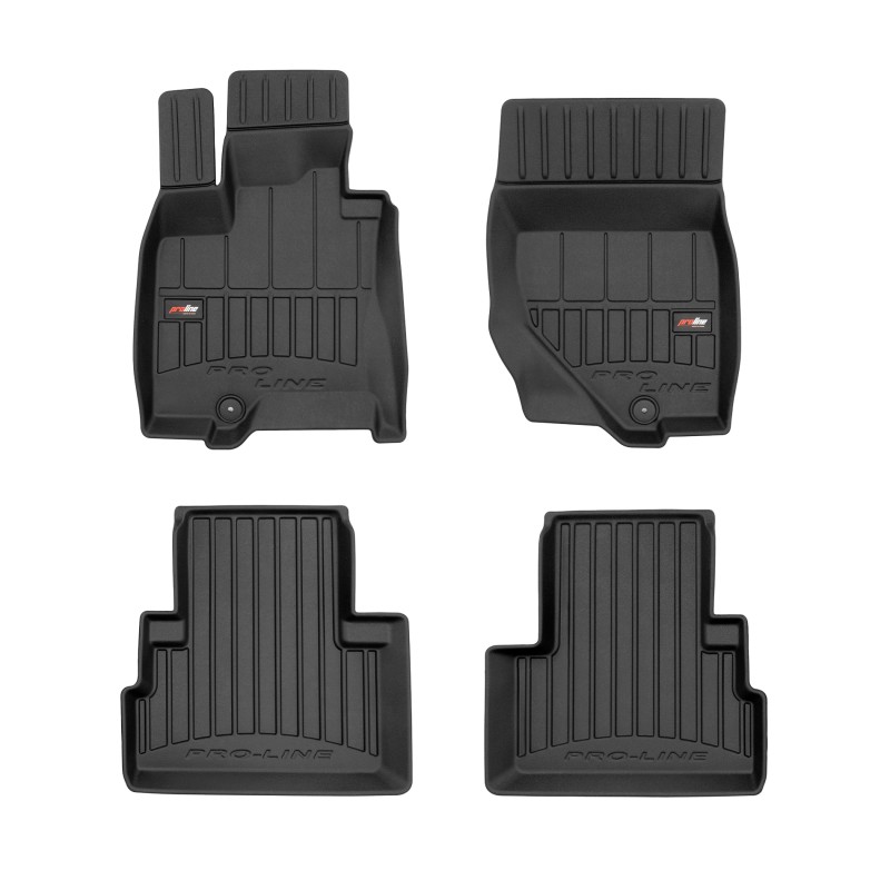 Tappetini compatibili con Infiniti QX70 2013-2017, su misura in Gomma TPE