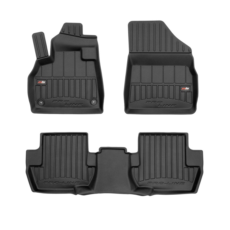 Tappetini compatibili con DS 5 2015-2018, su misura in Gomma TPE