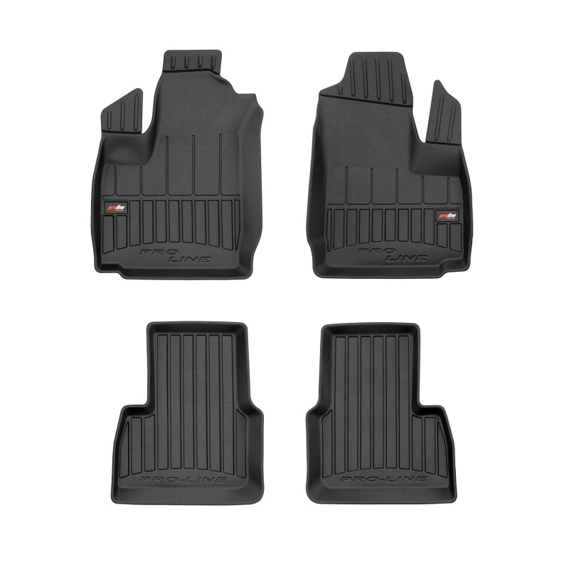 Tappetini compatibili con Fiat Doblo I 2000-2010, su misura in Gomma TPE