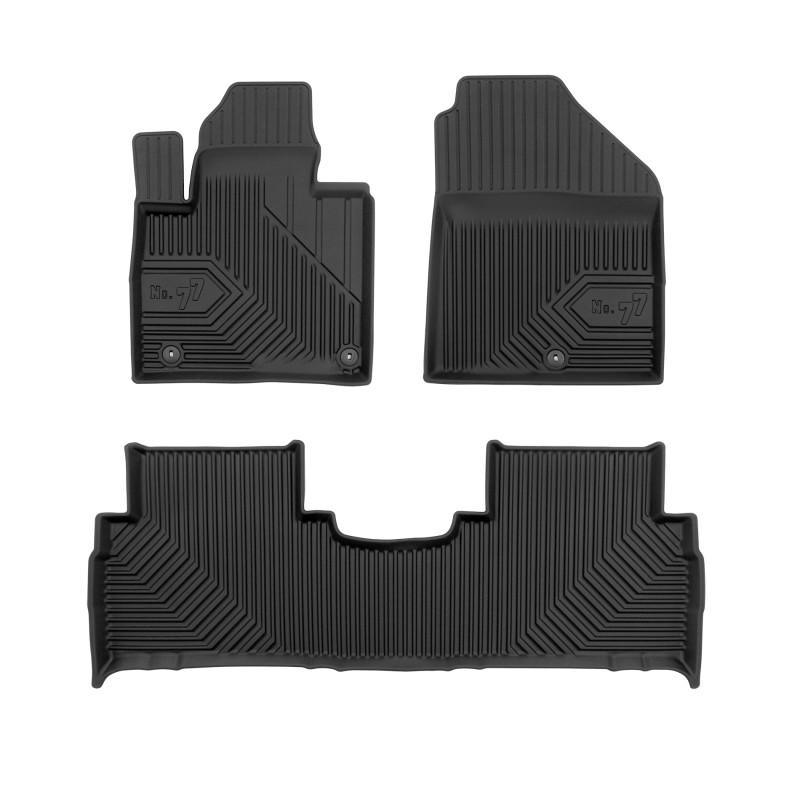 Tappetini compatibili con Kia Sorento III 2014-2020, su misura in Gomma TPE