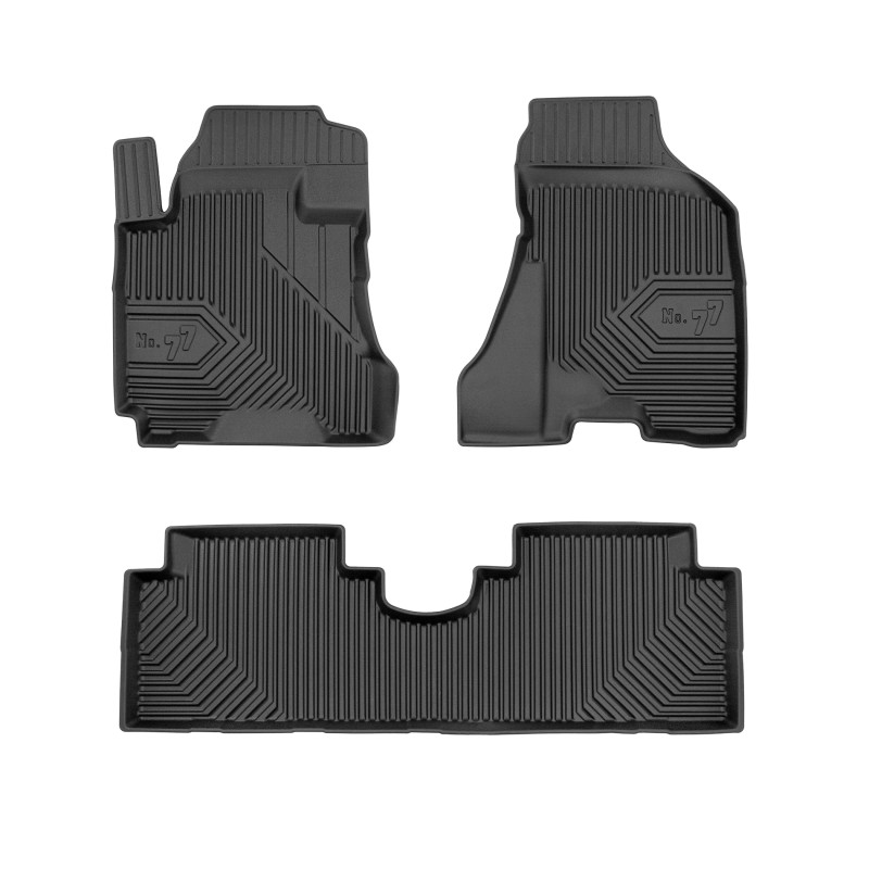 Tappetini compatibili con Hyundai Tucson I 2004-2009, su misura in Gomma TPE