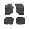 Tappetini compatibili con Mitsubishi Outlander III PHEV 2012-2022, su misura in Gomma TPE