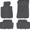 Tappetini compatibili con BMW Serie 1 E82 2007-2013, su misura in Gomma TPE