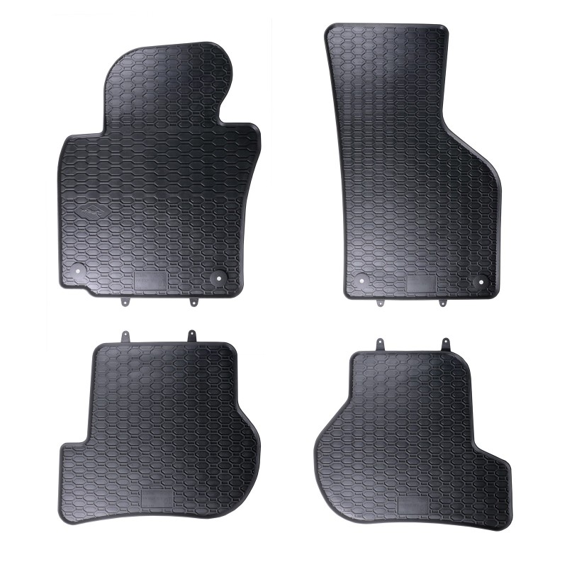 Tappetini compatibili con Volkswagen Golf VI 2008-2016, su misura in Gomma TPE