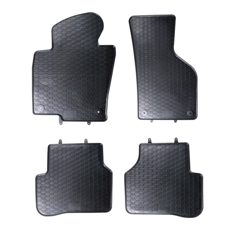 Tappetini compatibili con Volkswagen Passat B7 2010-2014, su misura in Gomma TPE