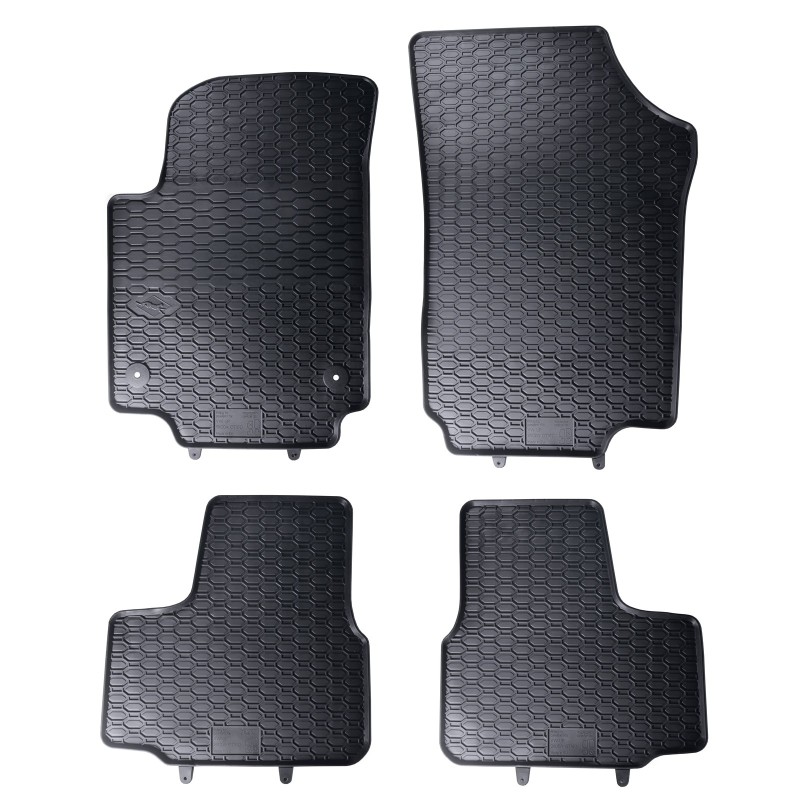 Tappetini compatibili con Skoda Citigo 2011-2019, su misura in Gomma TPE