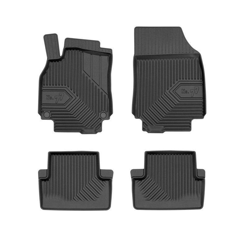 Tappetini compatibili con Renault Fluence 2009-2016, su misura in Gomma TPE