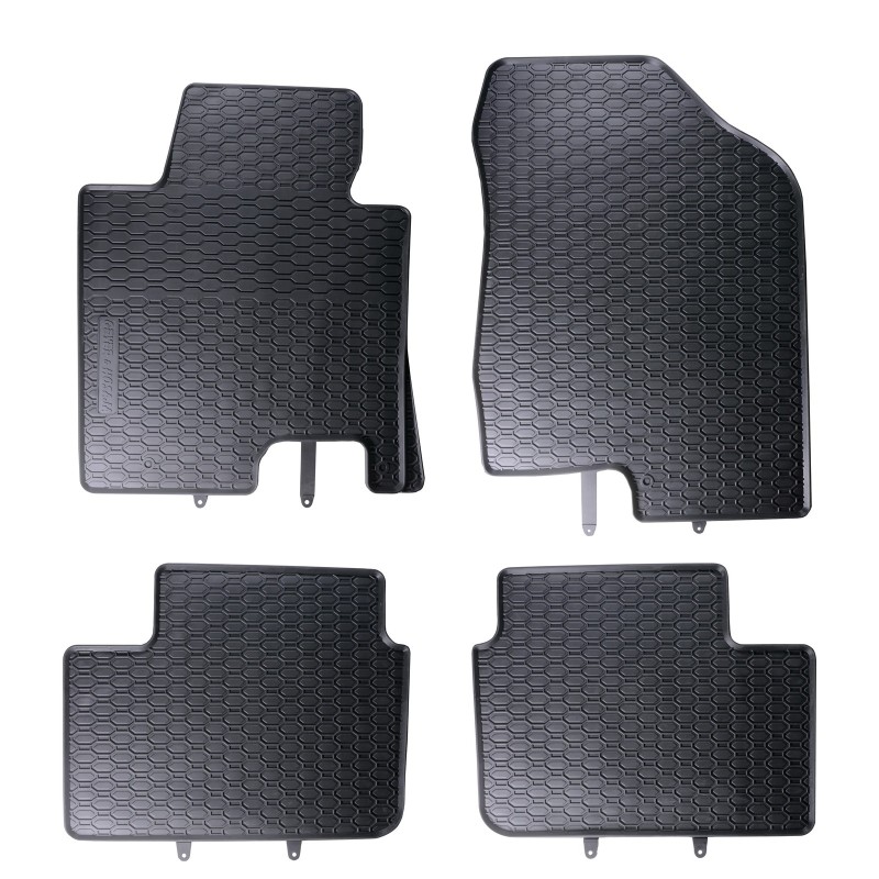 Tappetini compatibili con Kia Ceed II 2012-2018, su misura in Gomma TPE